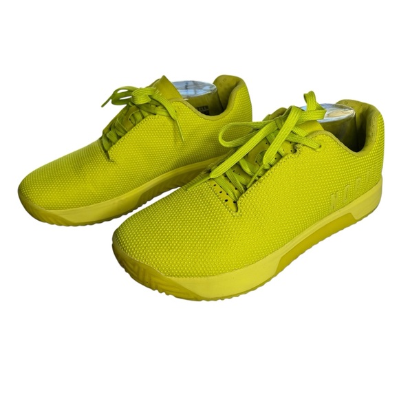 NOBULL Men’s Neon Trainer Sneaker in Neon Lime Men’s 10.5 Yellow Green Lifting - Picture 8 of 12